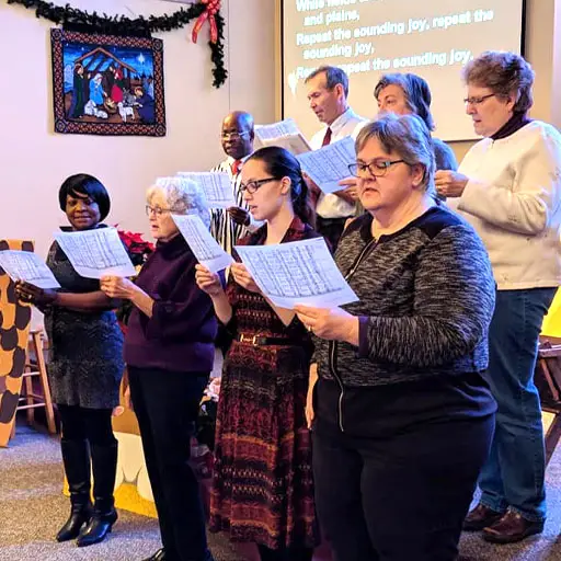 Faith Community Church choir leading worship